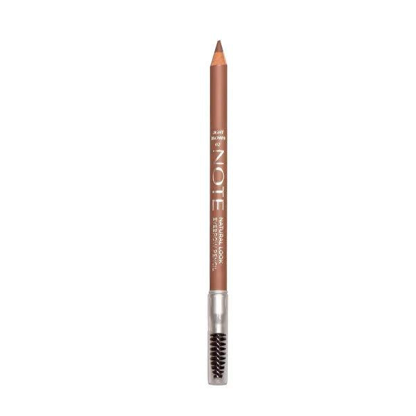 Note Natural Eyebrow Pencil 02 - Creamy Eyebrow Pencil with Matte Finish for Natural Look