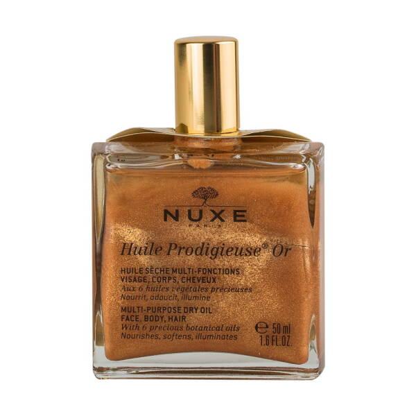 Nuxe Huile Prodigieuse OR Dry Oil for Face, Body, and Hair - Nourishing, Repairing, and Softening with Natural Ingredients