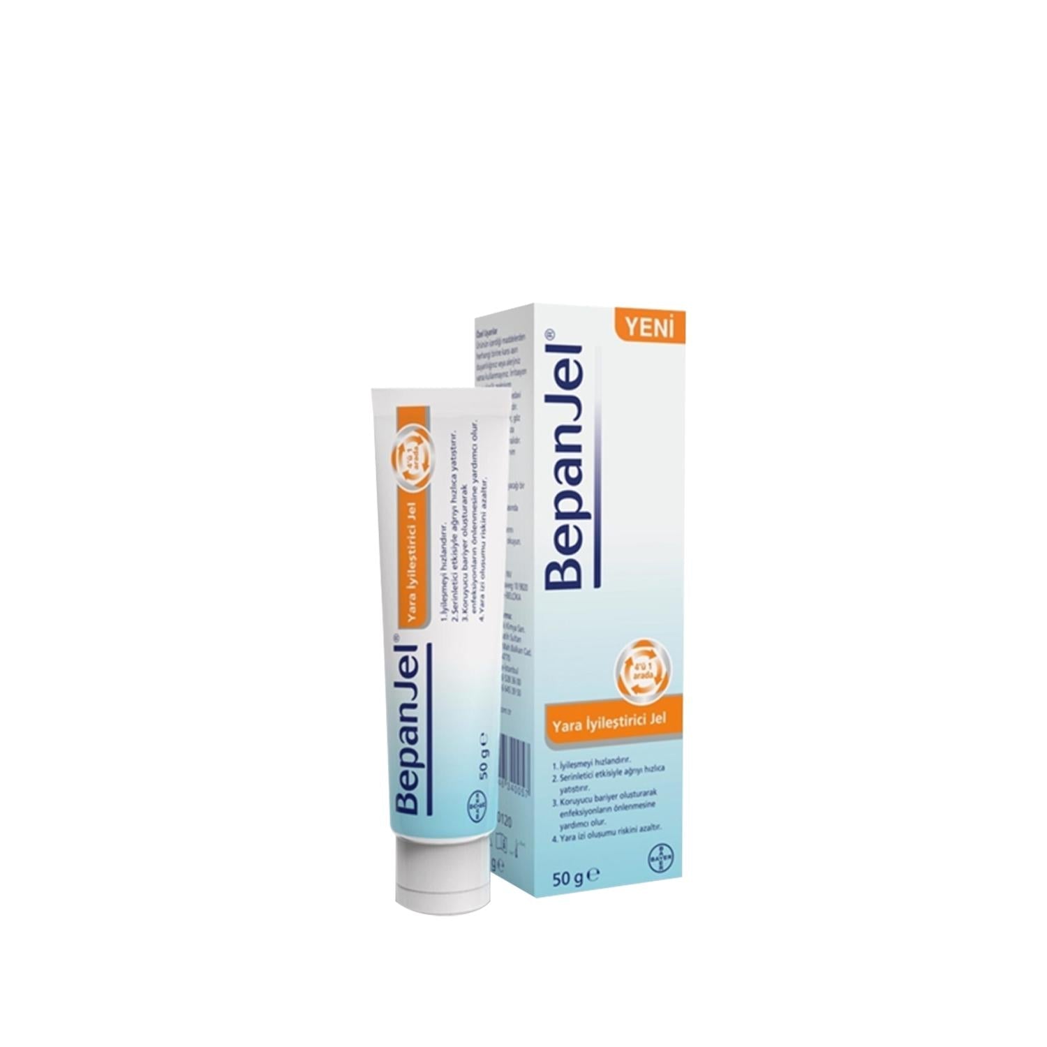 Bepanthol Bepanjel Wound Healing Gel 50ml - Gentle, Fast Recovery for Minor Cuts & Scrapes