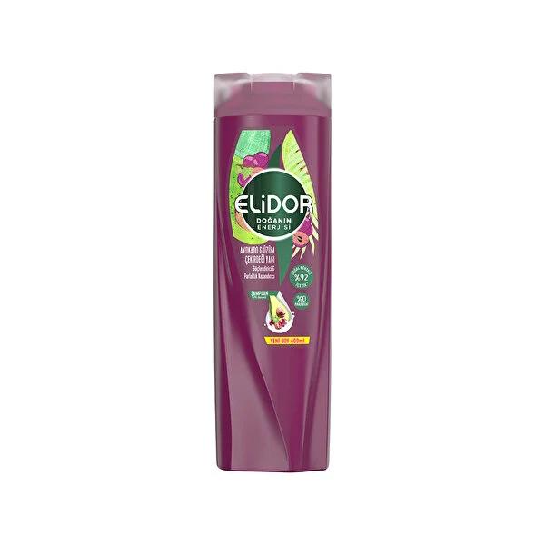 Elidor Avocado & Grape Seed Oil Shampoo - 13.53 fl oz, Paraben-Free, Nourishing & Moisturizing Hair Care