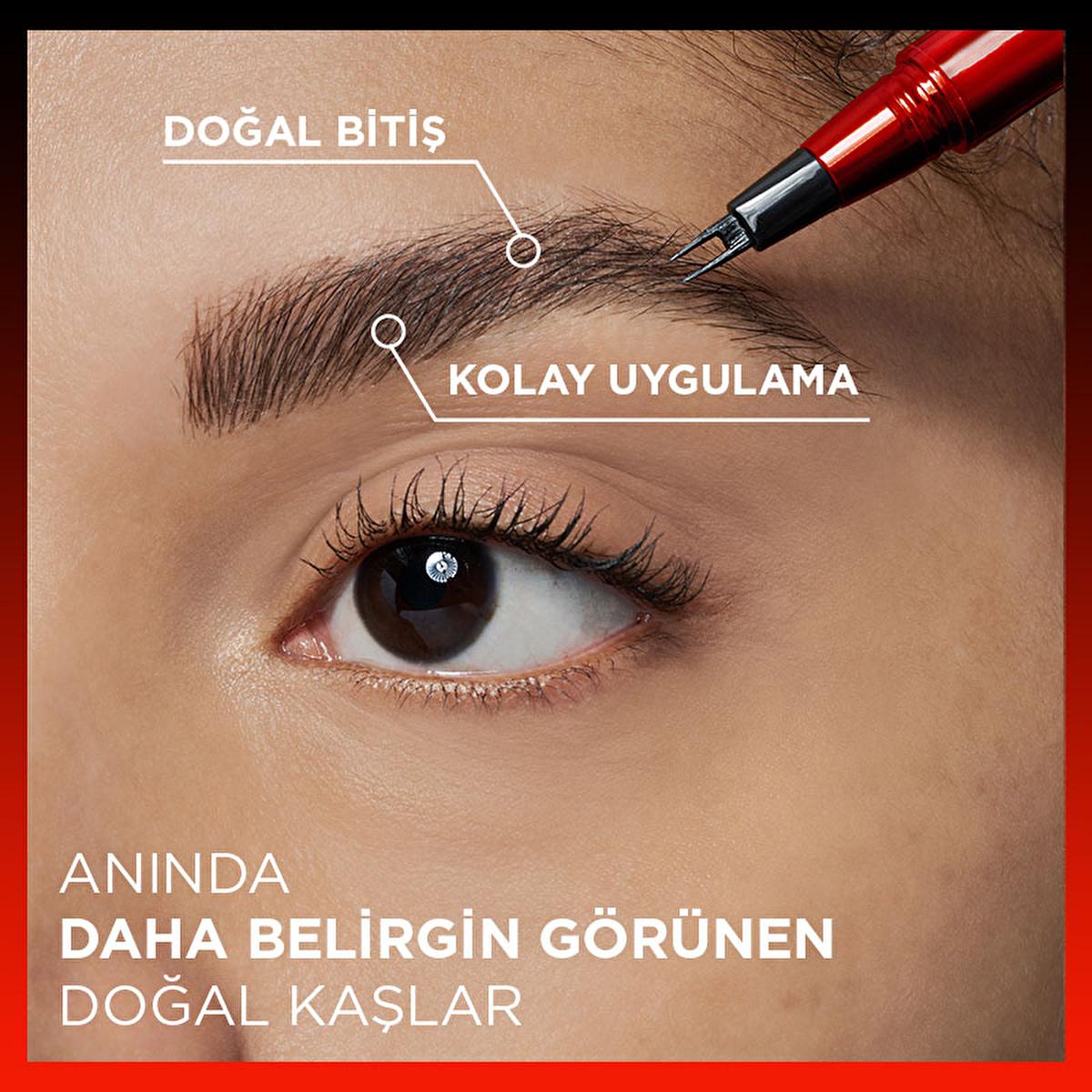 Loreal Paris Infaillible Faux Brow: Ultra-Fine Dark Brunette Brow Pencil for Natural, Long-Lasting, Smudge & Waterproof Definition