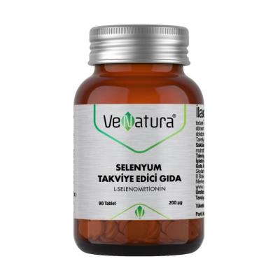 Venatura Selenium : 90 Tablets, 90 mcg - Vegan & Vegetarian Friendly for Daily