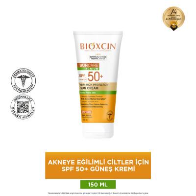 Bioxcin Sunscreen for Acne-Prone Skin - SPF 50+, Non-Comedogenic, Water-Resistant - 1.69 fl oz
