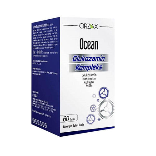 Ocean Glucosamine Complex - Joint Health Supplement with Glucosamine, Chondroitin & Collagen - 60 Tablets