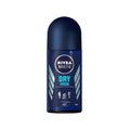Nivea Men Dry Fresh Roll-On Deodorant - 50 ml, Antiperspirant for Men with Refreshing Fragrance