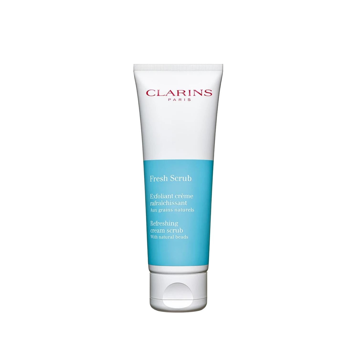 Clarins Fresh Scrub: Skin Renewing Facial Scrub | Gentle Exfoliating Peel for Radiant, Smooth Skin - 50ml