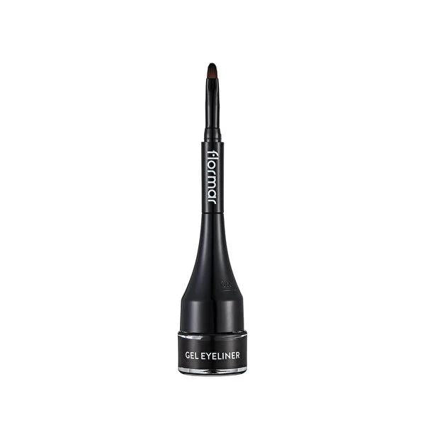 Flormar Gel Liquid Eyeliner GE01 Black - High Pigment Formula | Smooth Finish