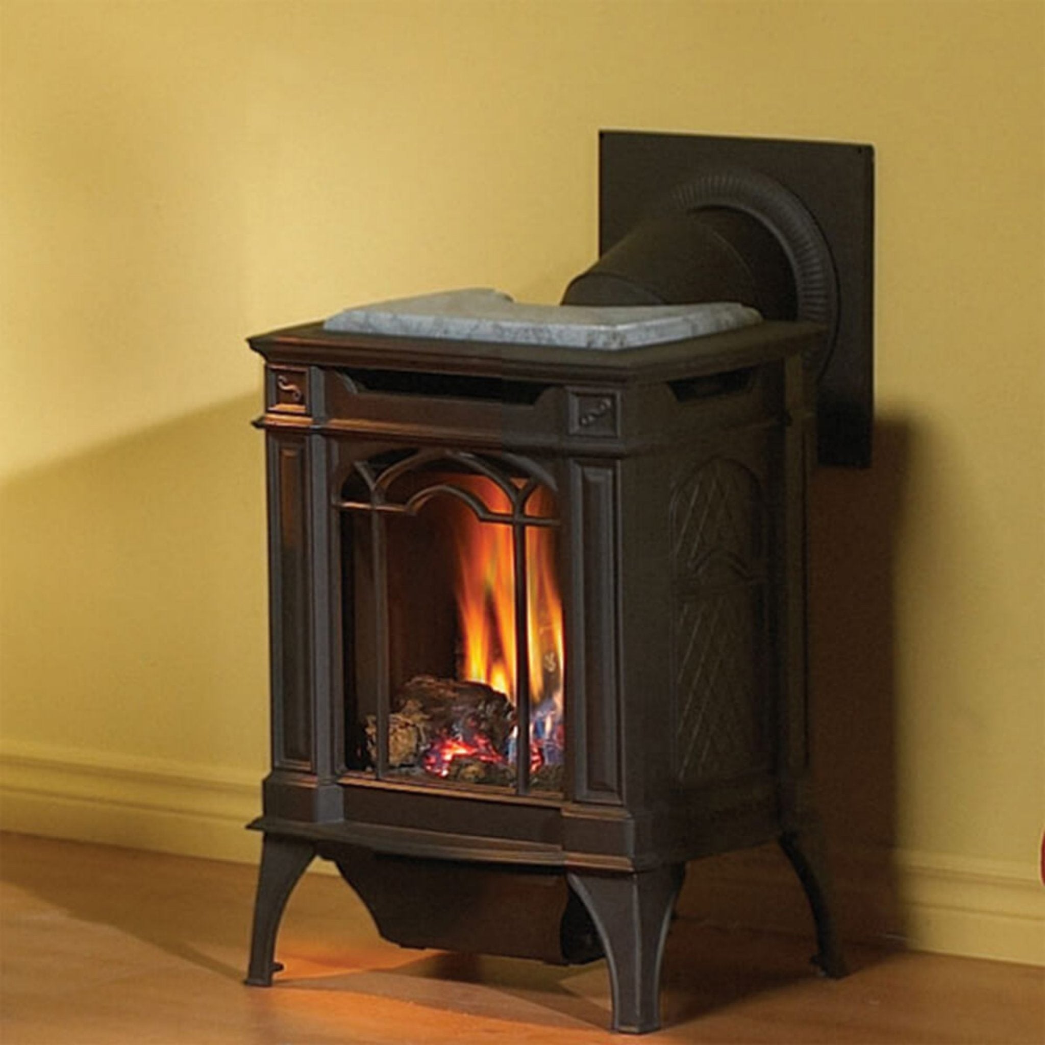 Napoleon Arlington 20 19-Inch Cast Iron Millivolt Ignition Natural Gas Stove [GDS20NSB] (SAK93714) – SAKSBY WHOLESALE, view 3