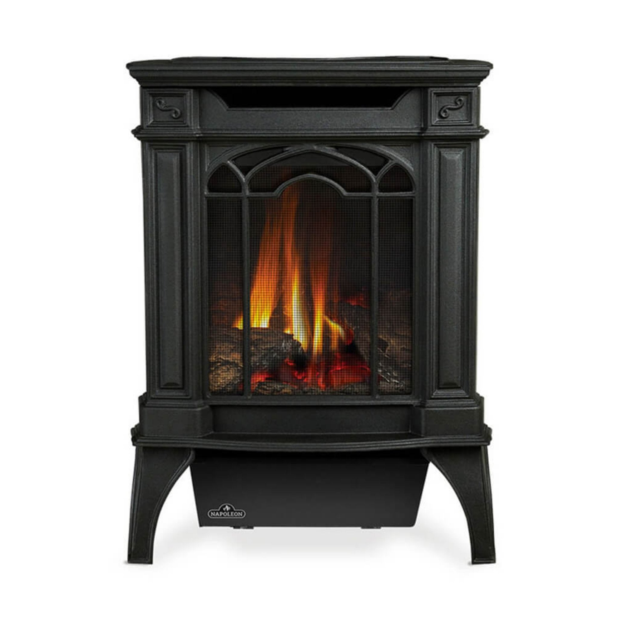 Napoleon Arlington 20 19-Inch Cast Iron Direct Vent Metallic Black Natural Gas Stove [GDS20NE] (SAK18258) – SAKSBY WHOLESALE,