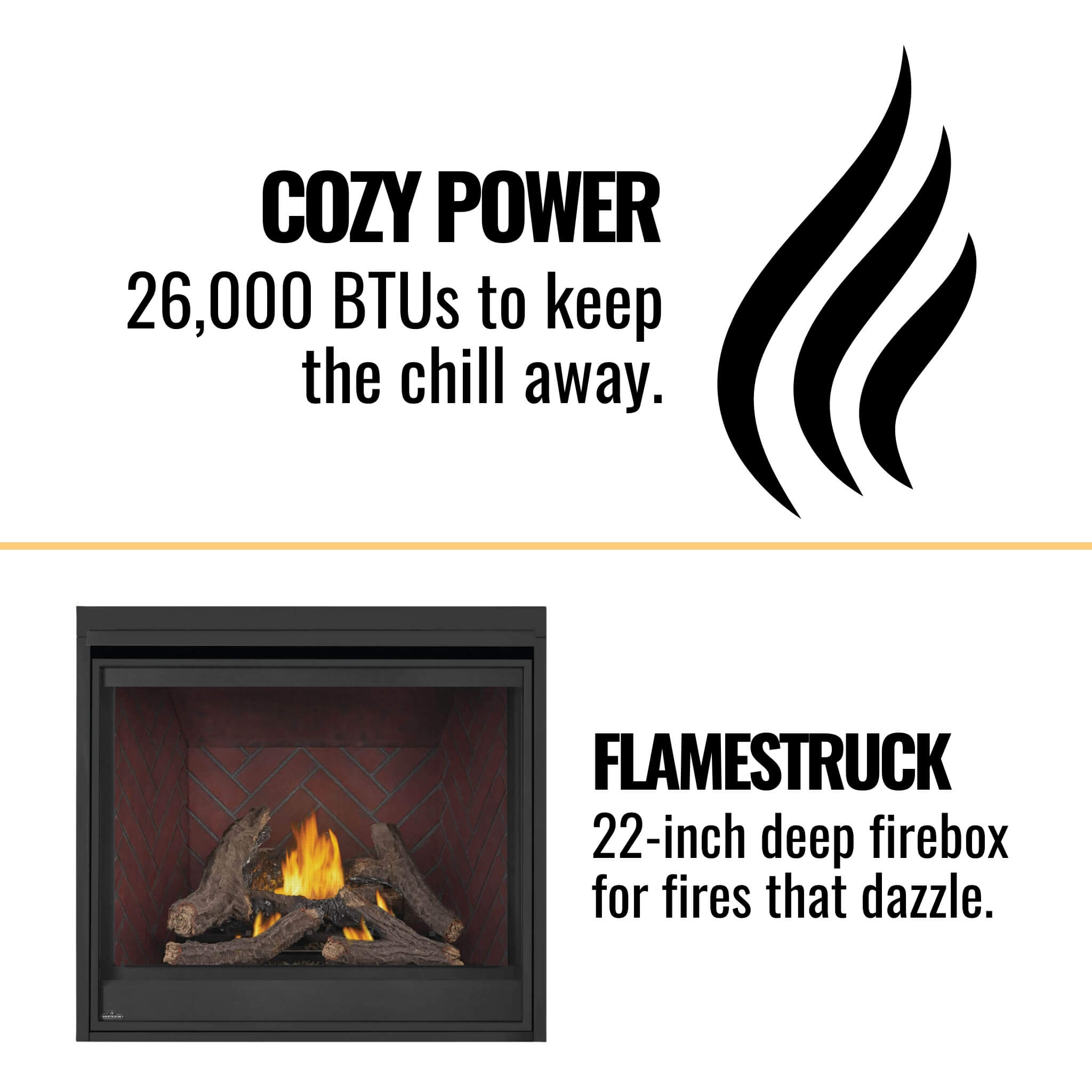 Napoleon Ascent Deep 42-Inch Direct Vent Electronic Ignition Natural Gas Fireplace [D42NTRE] (SAK42391) – SAKSBY WHOLESALE, v