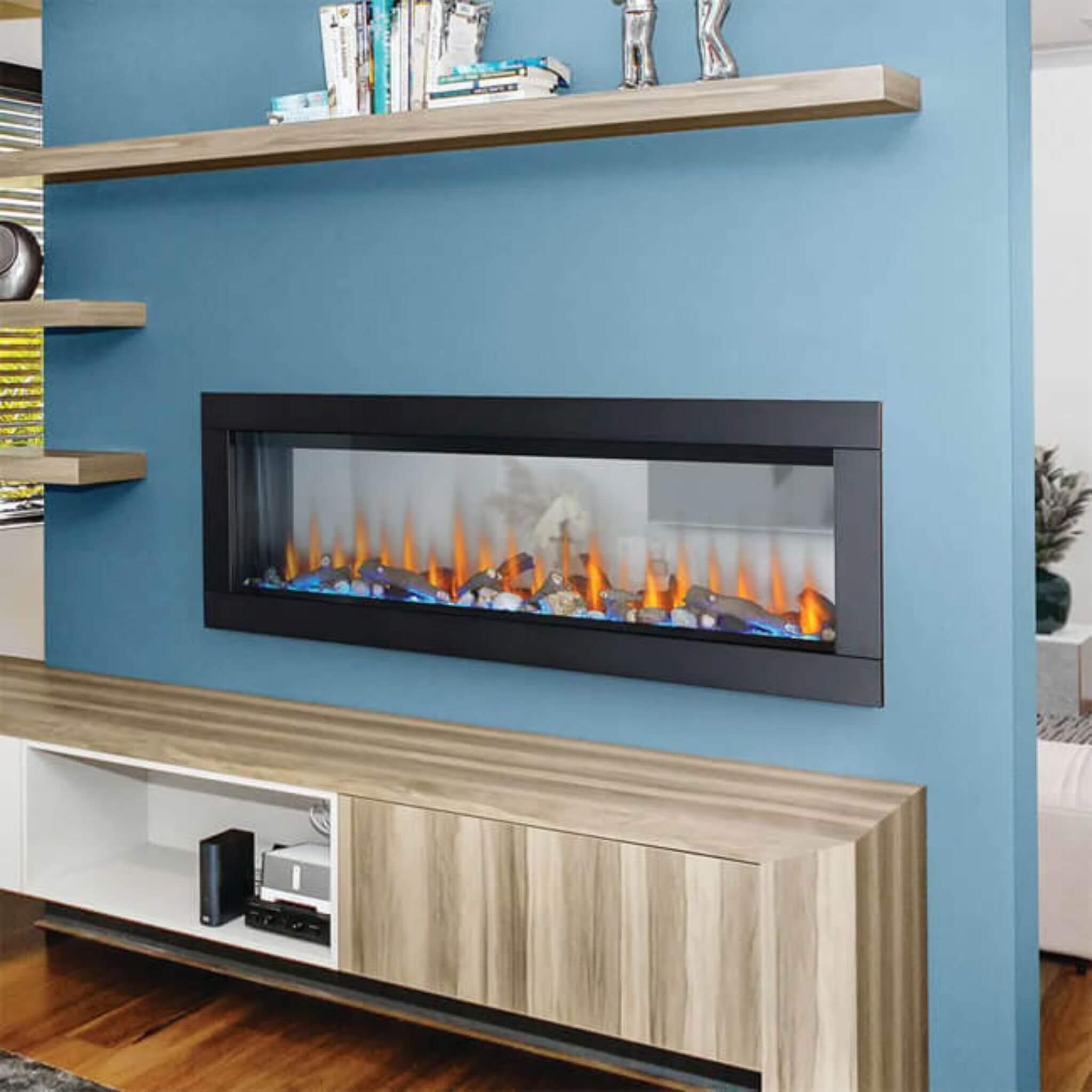 Napoleon Clearion Elite 60-Inch Fully Recessed See Thru Wall Mounted Electric Fireplace [NEFBD60HE] (SAK31716) – SAKSBY WHOLE