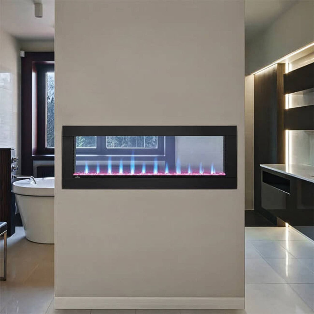 Napoleon Clearion Elite 60-Inch Fully Recessed See Thru Wall Mounted Electric Fireplace [NEFBD60HE] (SAK31716) – SAKSBY WHOLE