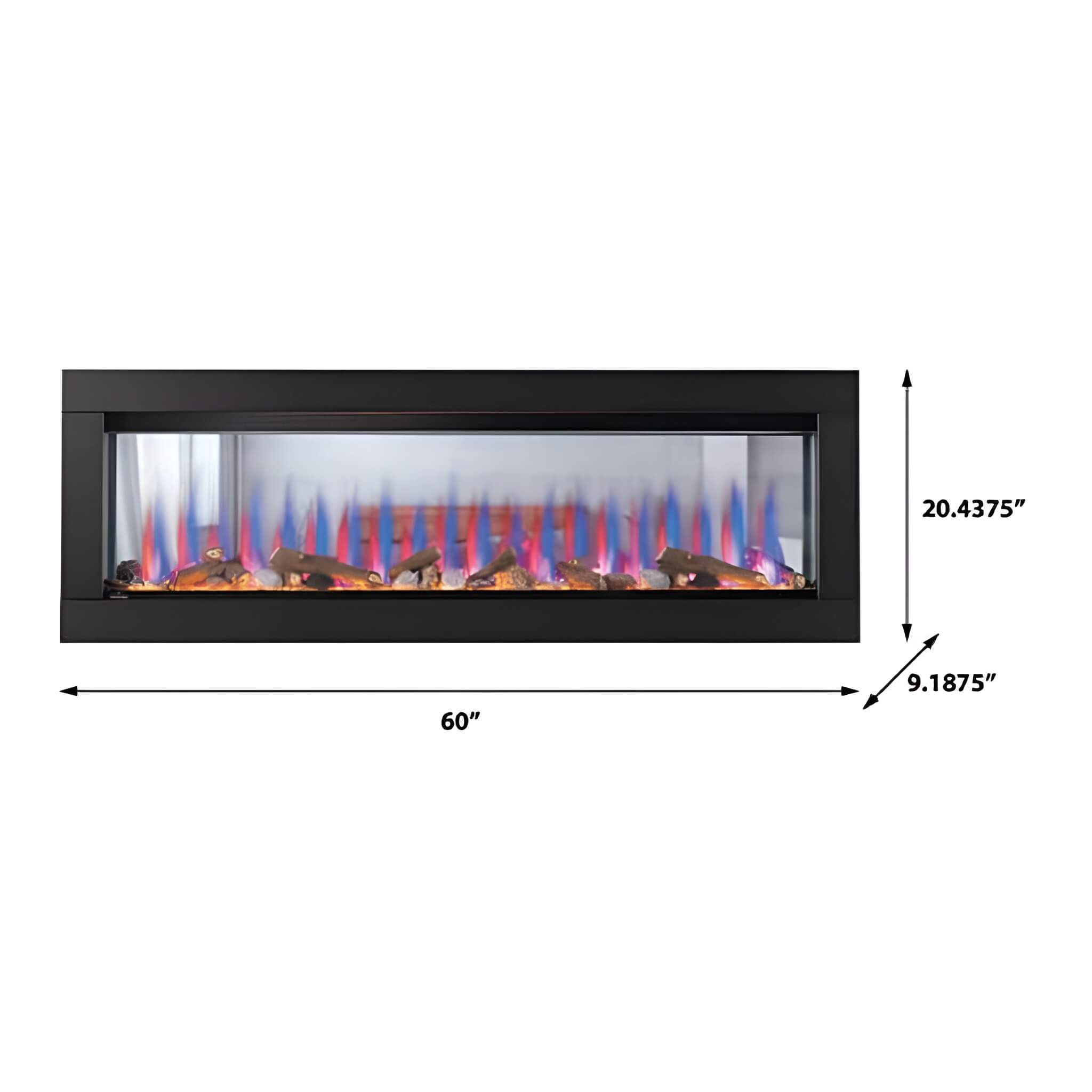 Napoleon Clearion Elite 60-Inch Fully Recessed See Thru Wall Mounted Electric Fireplace [NEFBD60HE] (SAK31716) – SAKSBY WHOLE