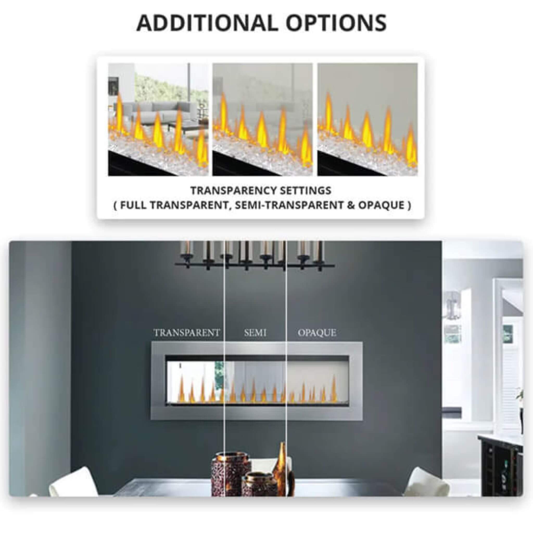 Napoleon Clearion Elite 60-Inch Fully Recessed See Thru Wall Mounted Electric Fireplace [NEFBD60HE] (SAK31716) – SAKSBY WHOLE