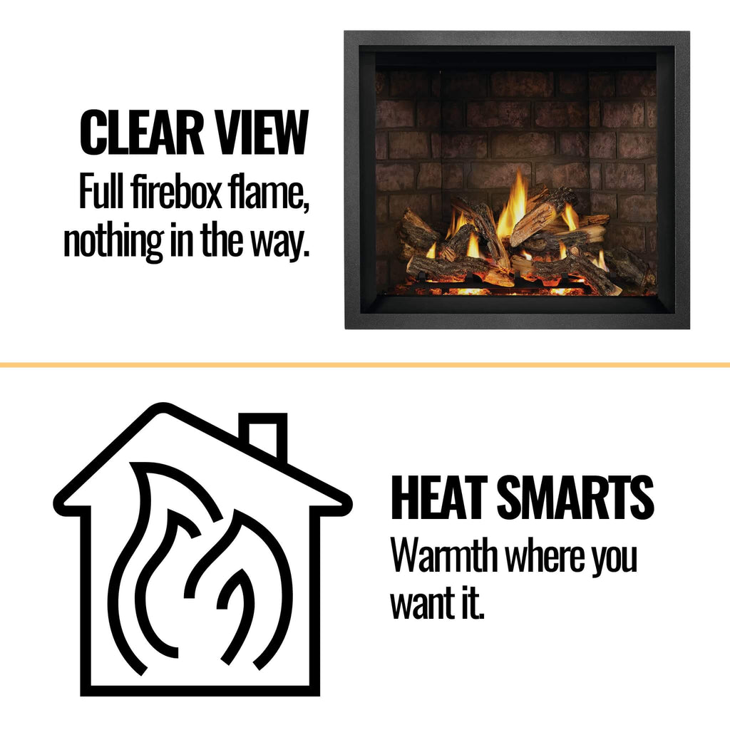 Napoleon Elevation X 42 44-Inch Direct Vent Electronic Ignition Propane Gas Fireplace [EX42N/PTEL] (SAK83652) – SAKSBY WHOLES