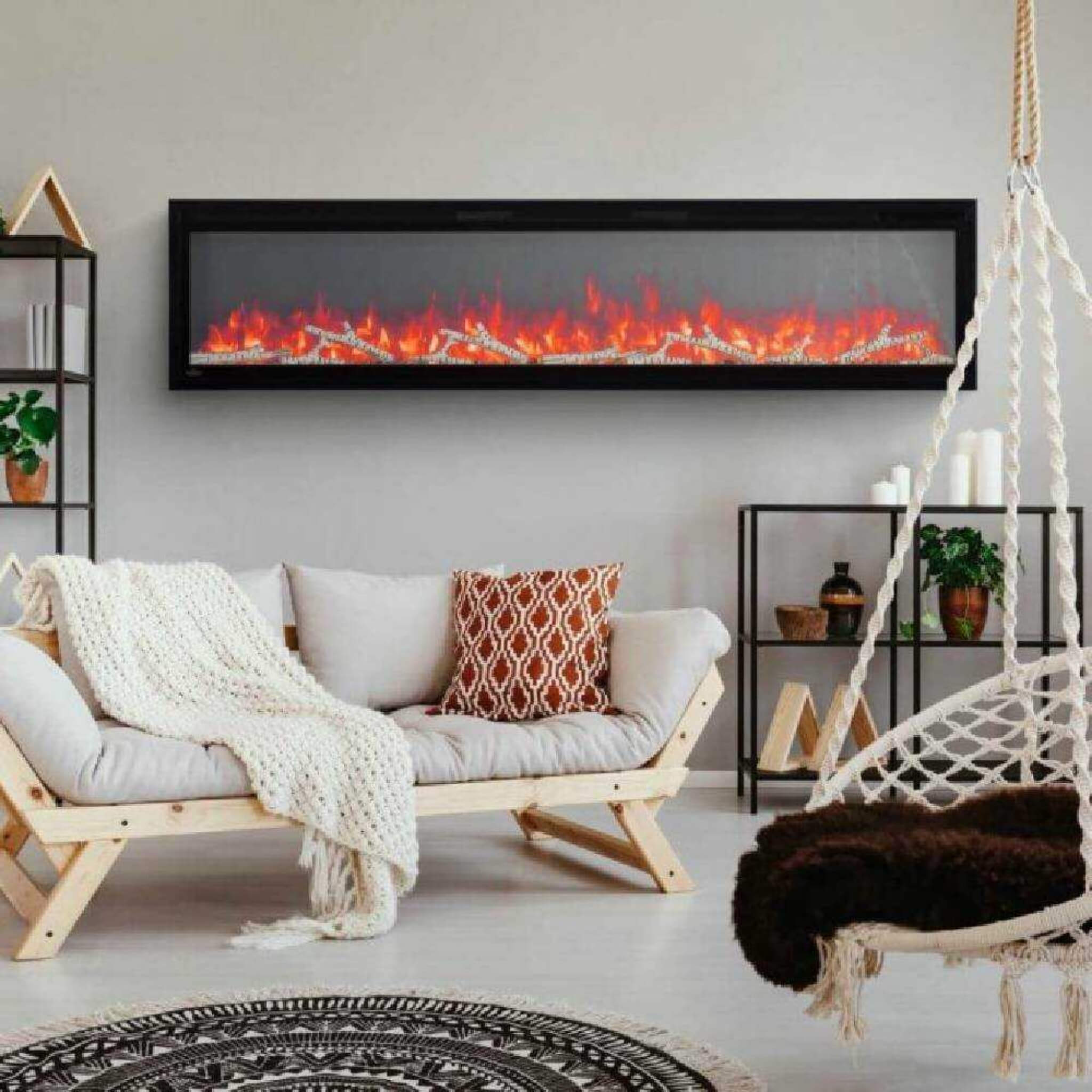Napoleon Entice Wall-Hanging Electric Fireplace With Multi-Function Remote Control (SAK74519) – SAKSBY WHOLESALE