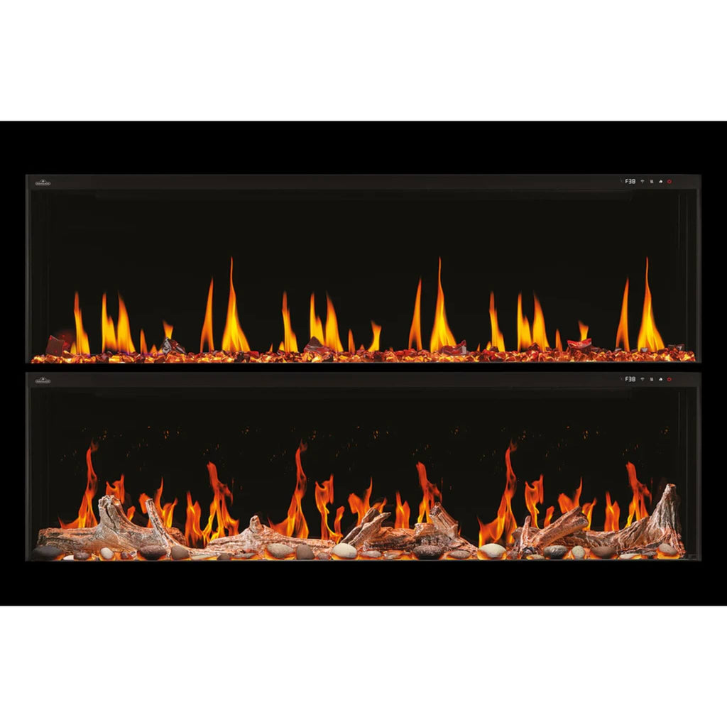Napoleon Luminex 65-Inch LCD Built-In Electric Fireplace With Remote Control [NEFL65LCD-3SV] (SAK83665) – SAKSBY WHOLESALE, v