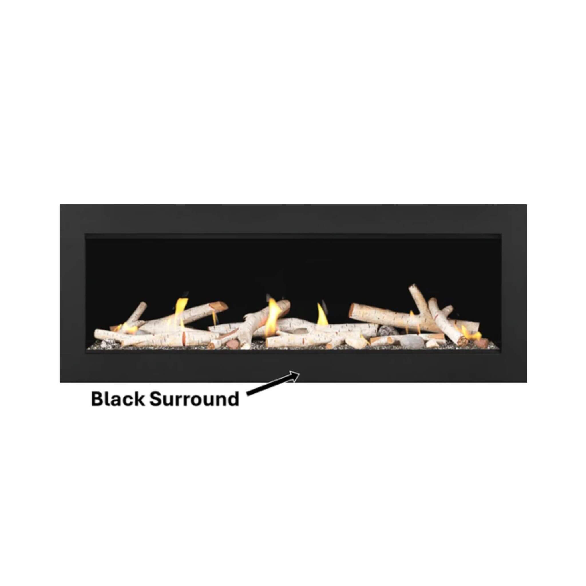 Napoleon Vector 50 Single-Sided 65-Inch Direct Vent Electronic Natural Gas Fireplace With Night Light System [LV50N-2] (SAK29