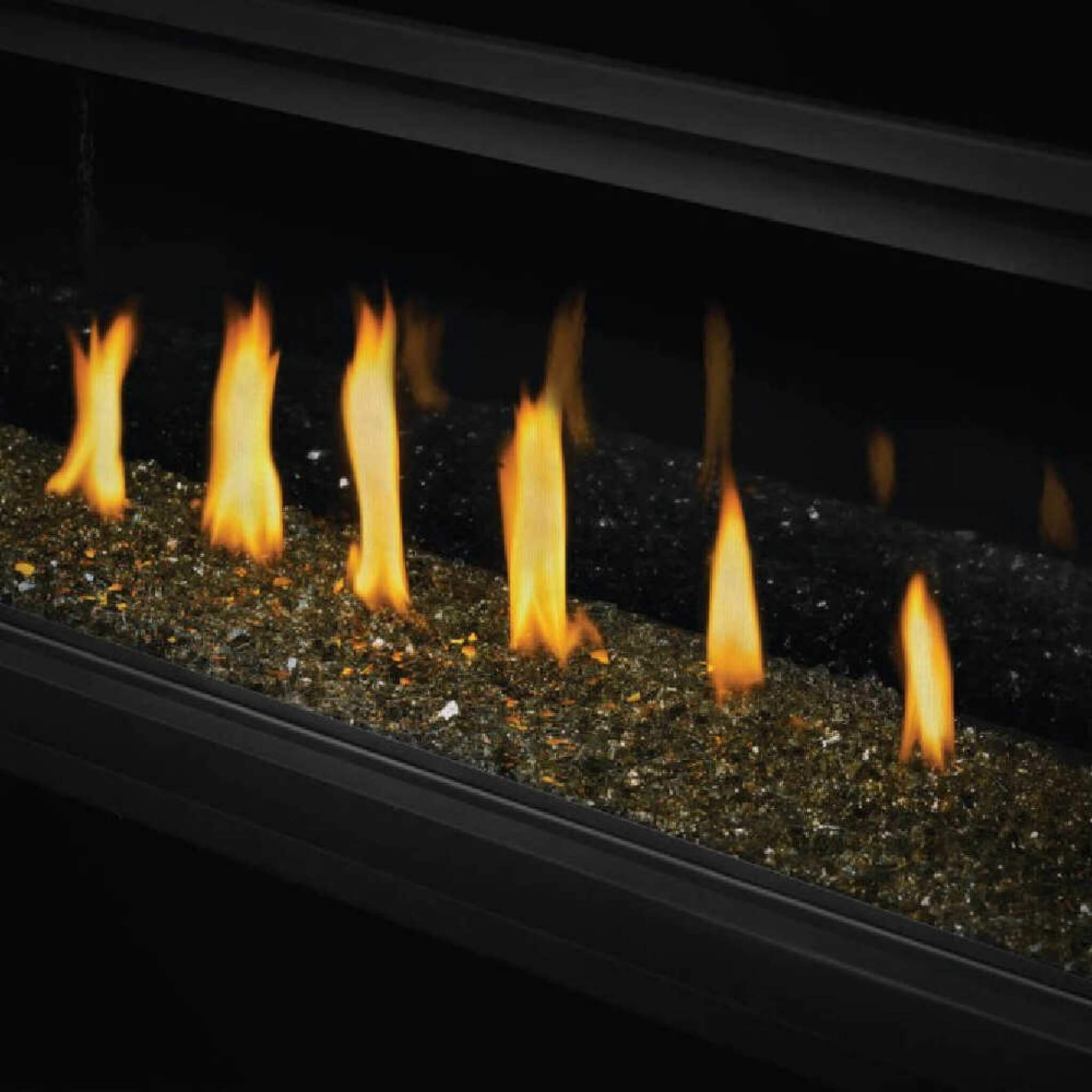 Napoleon Vector 50 Single-Sided 65-Inch Direct Vent Electronic Natural Gas Fireplace With Night Light System [LV50N-2] (SAK29