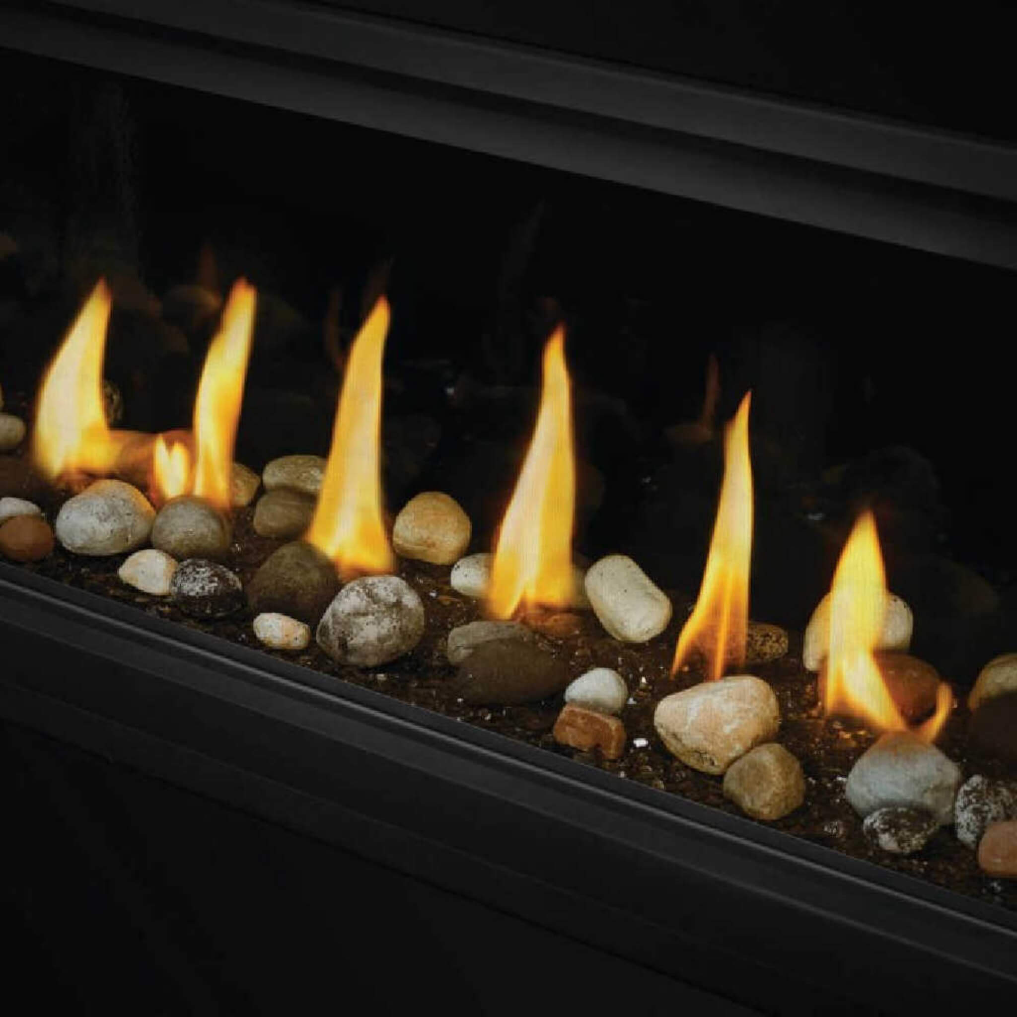 Napoleon Vector 50 Single-Sided 65-Inch Direct Vent Electronic Natural Gas Fireplace With Night Light System [LV50N-2] (SAK29