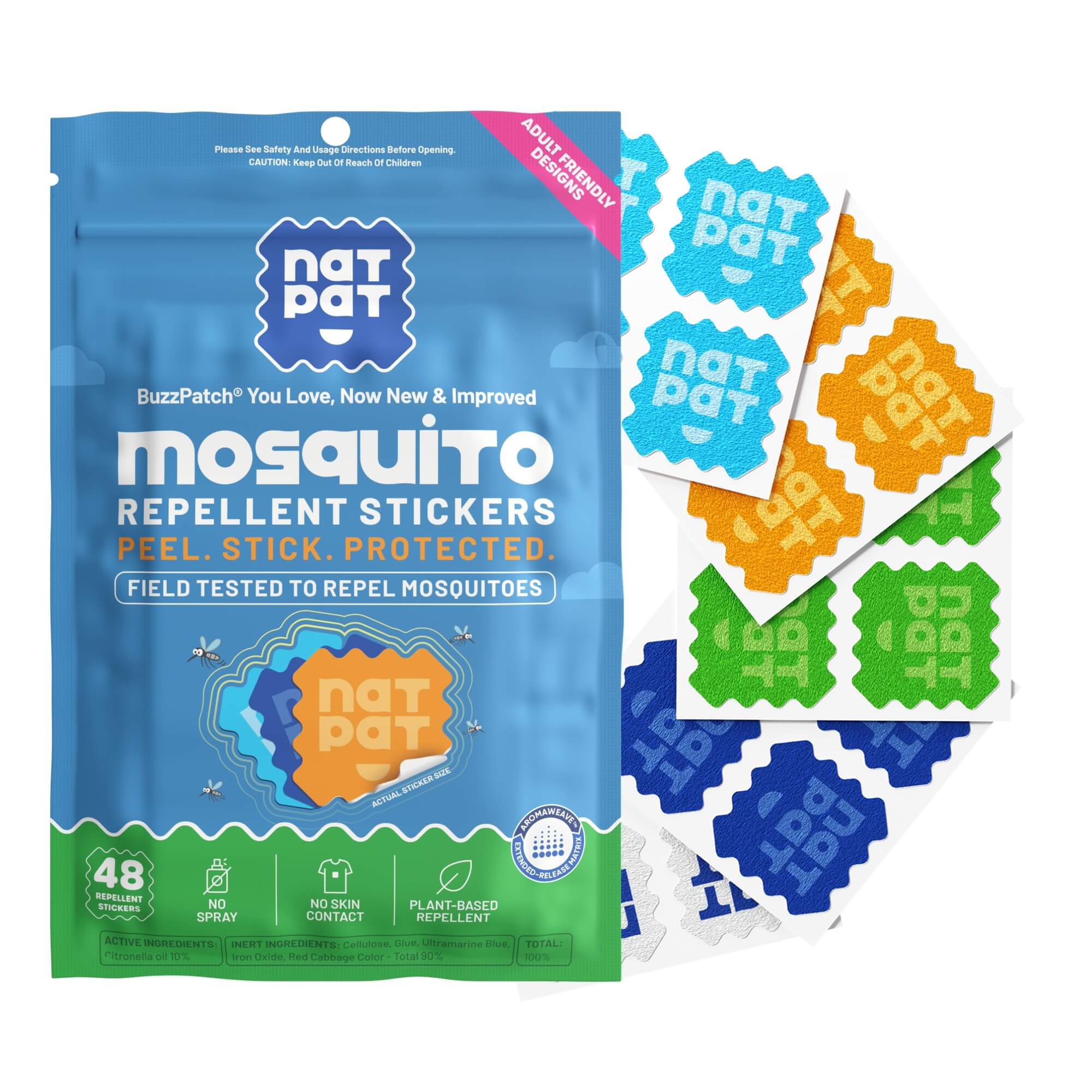 Mosquito Repellent Patches for Adults