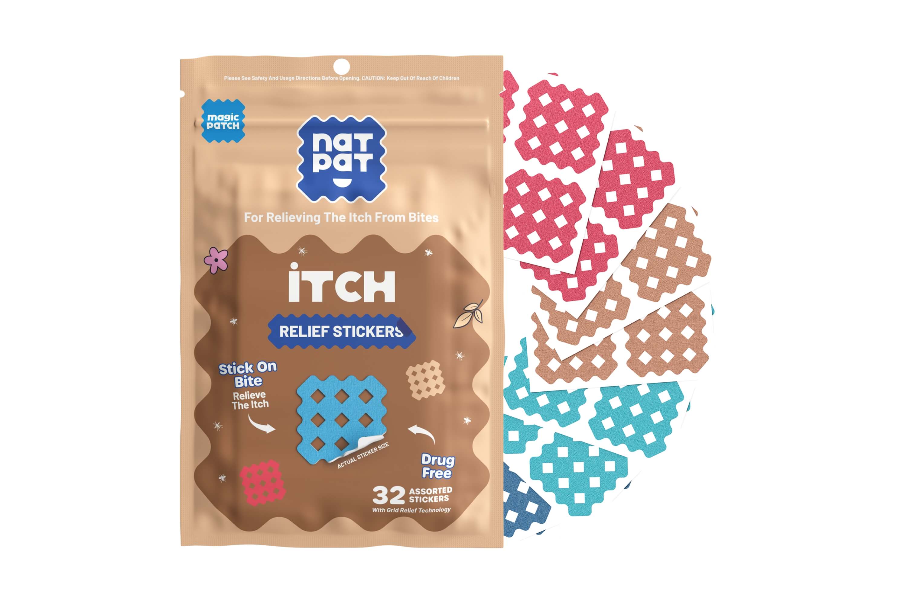 MagicPatch Itch Relief Patches | Anti-Itch Treatment for Mosquito Bite Relief