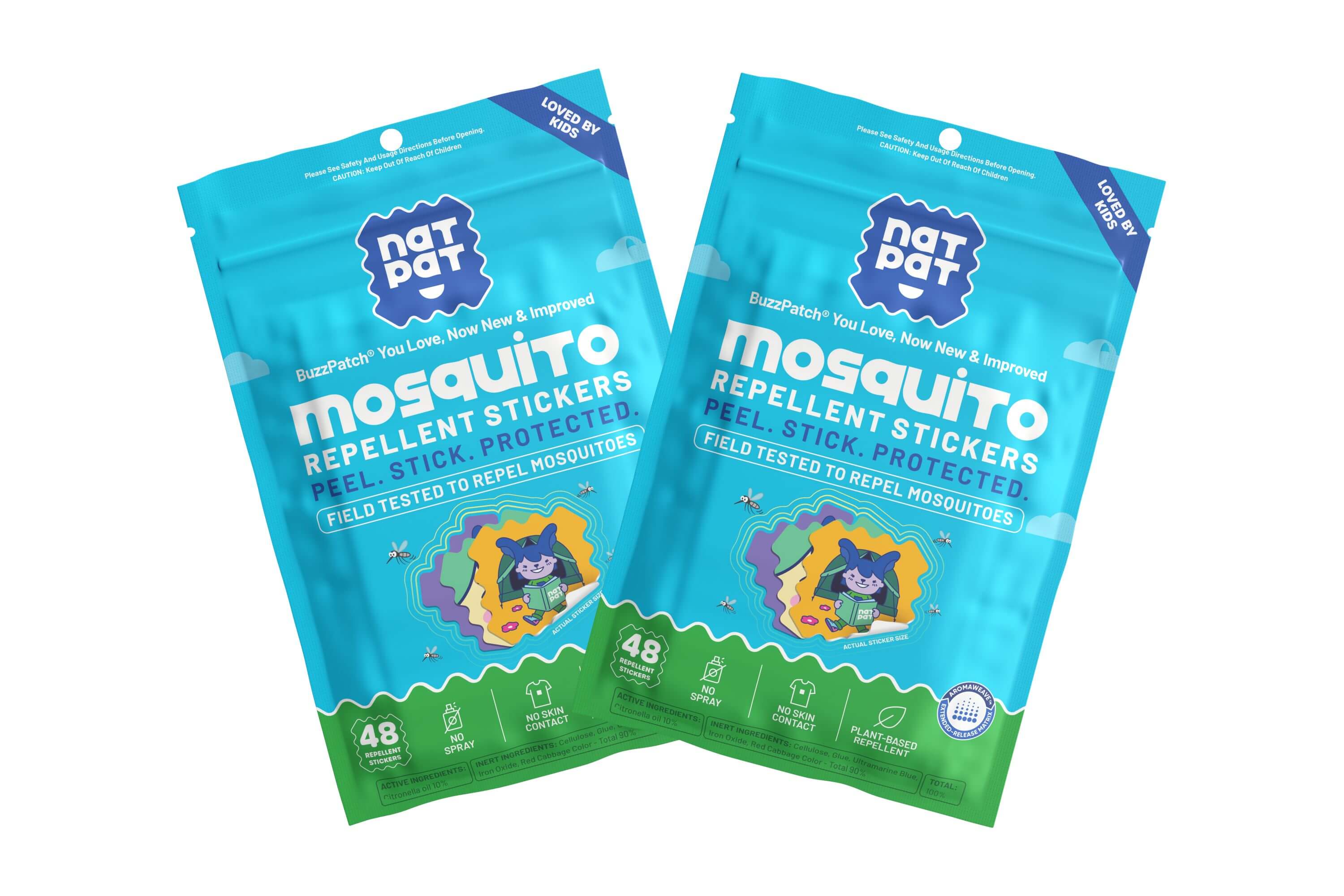 Natural Mosquito Repellent Patches for Kids