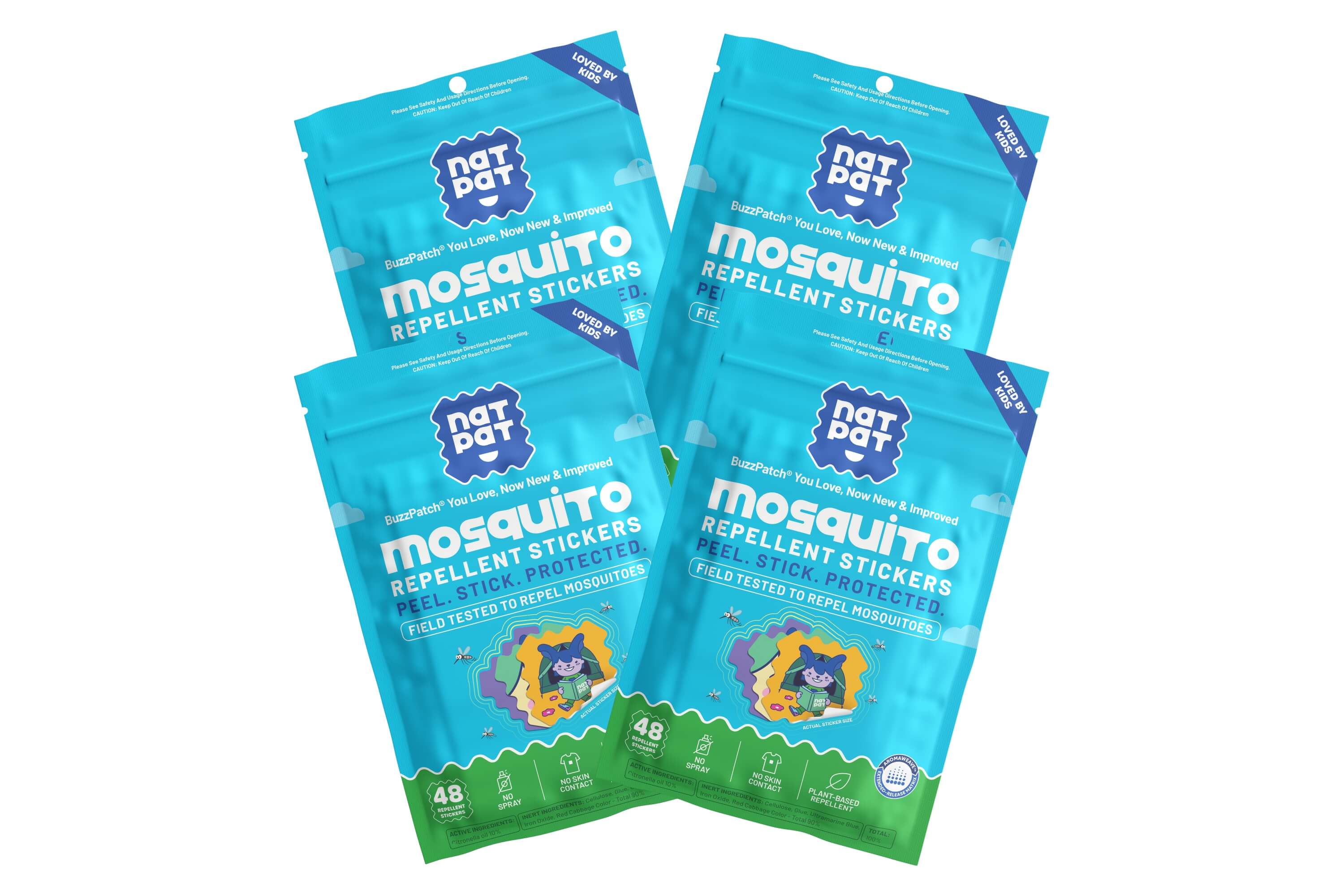 Natural Mosquito Repellent Patches for Kids