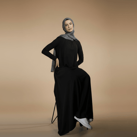 Natural Stretch Premium Lenzing™ Modal A-Line Dress (MA357)