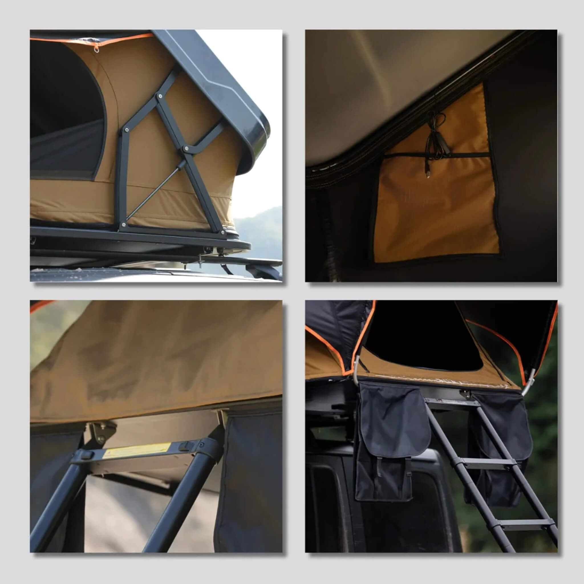 Naturnest Sirius 2 Plus XL Premium 4-Person Clamshell Rooftop Tent (SAK74092) – SAKSBY WHOLESALE, view 9