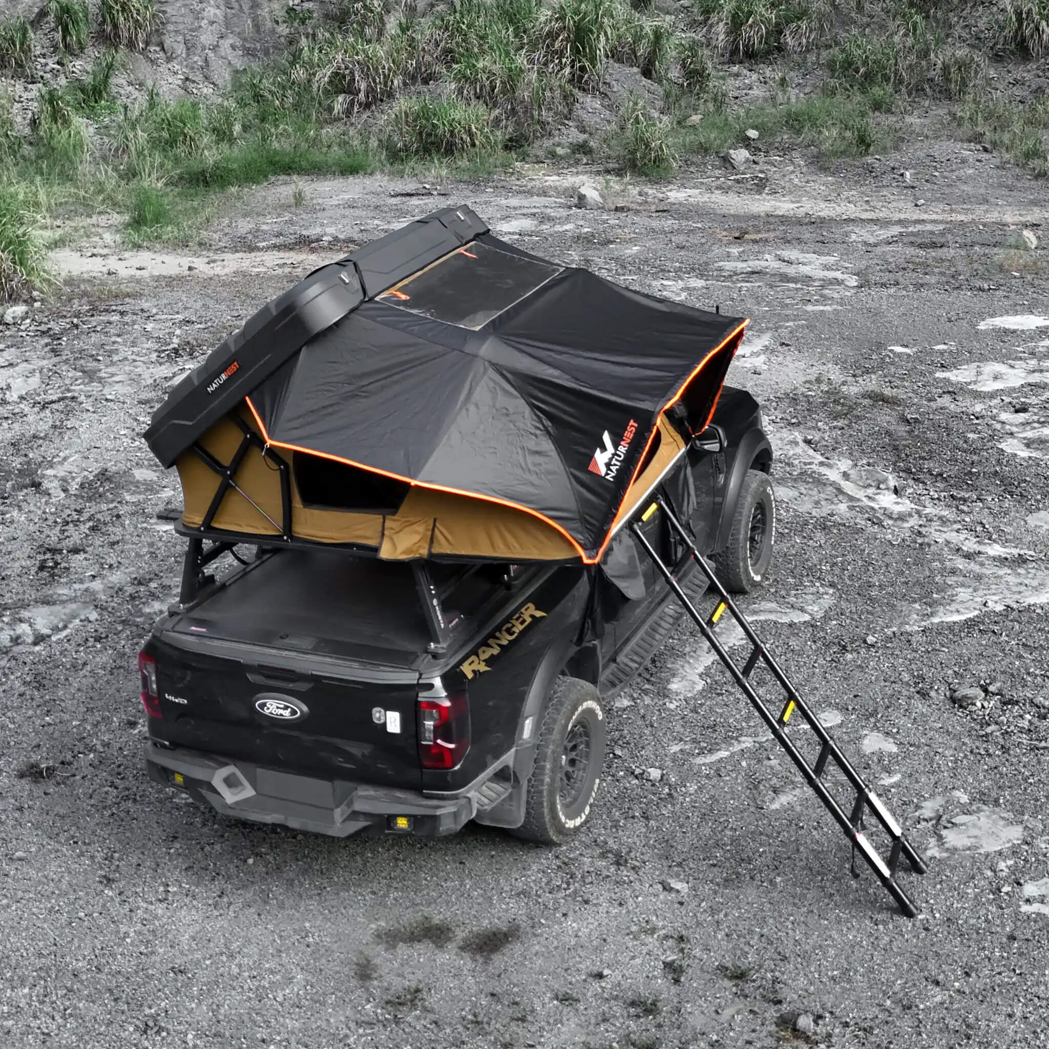 Naturnest Sirius 2 Plus XL Premium 4-Person Clamshell Rooftop Tent (SAK74092) – SAKSBY WHOLESALE, view 3