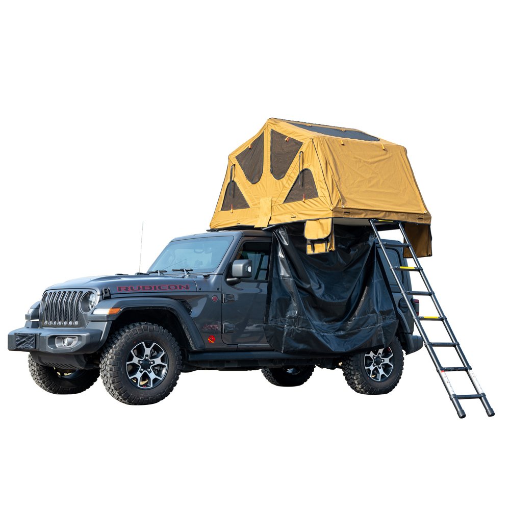 Naturnest Andromeda Khaki Soft-Shell Rooftop Tent With Large Panoramic Skylight & YKK Doors (SAK72384) – SAKSBY WHOLESALE, vi