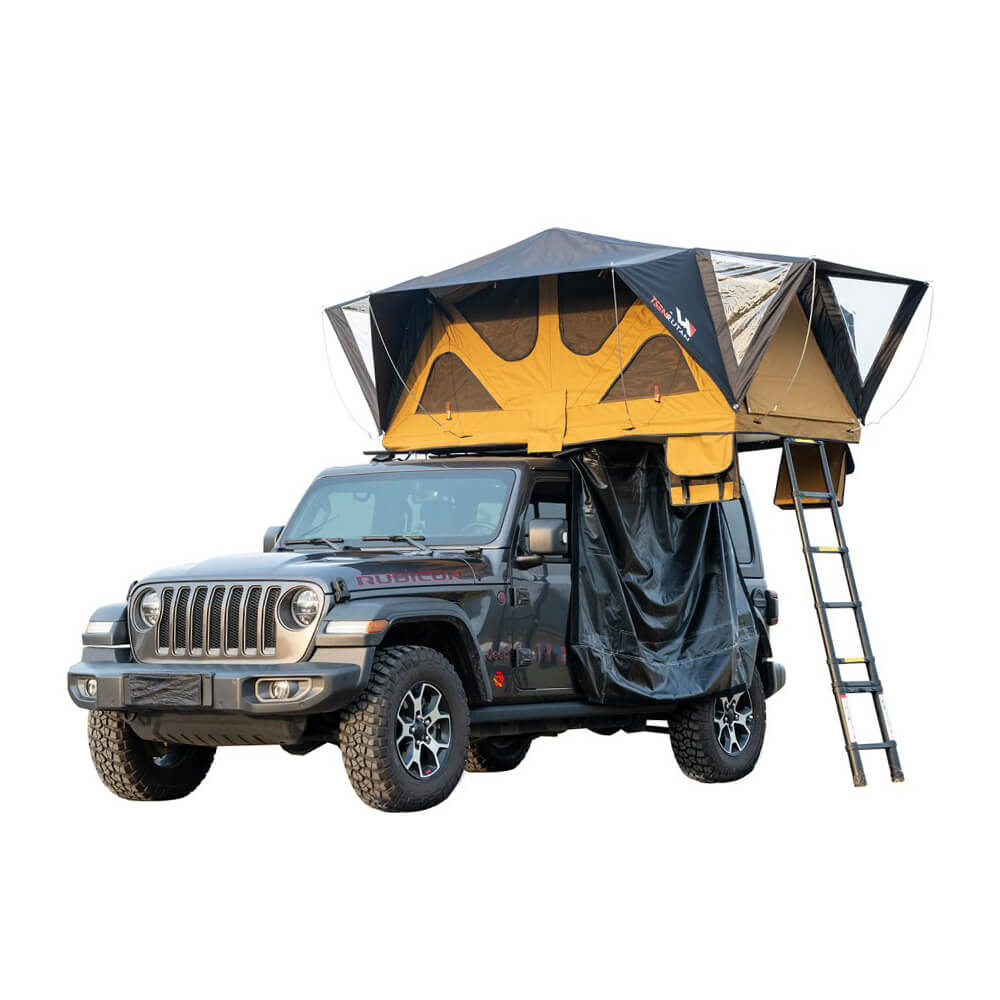 Naturnest Andromeda Khaki Soft-Shell Rooftop Tent With Large Panoramic Skylight & YKK Doors (SAK72384) – SAKSBY WHOLESALE, vi