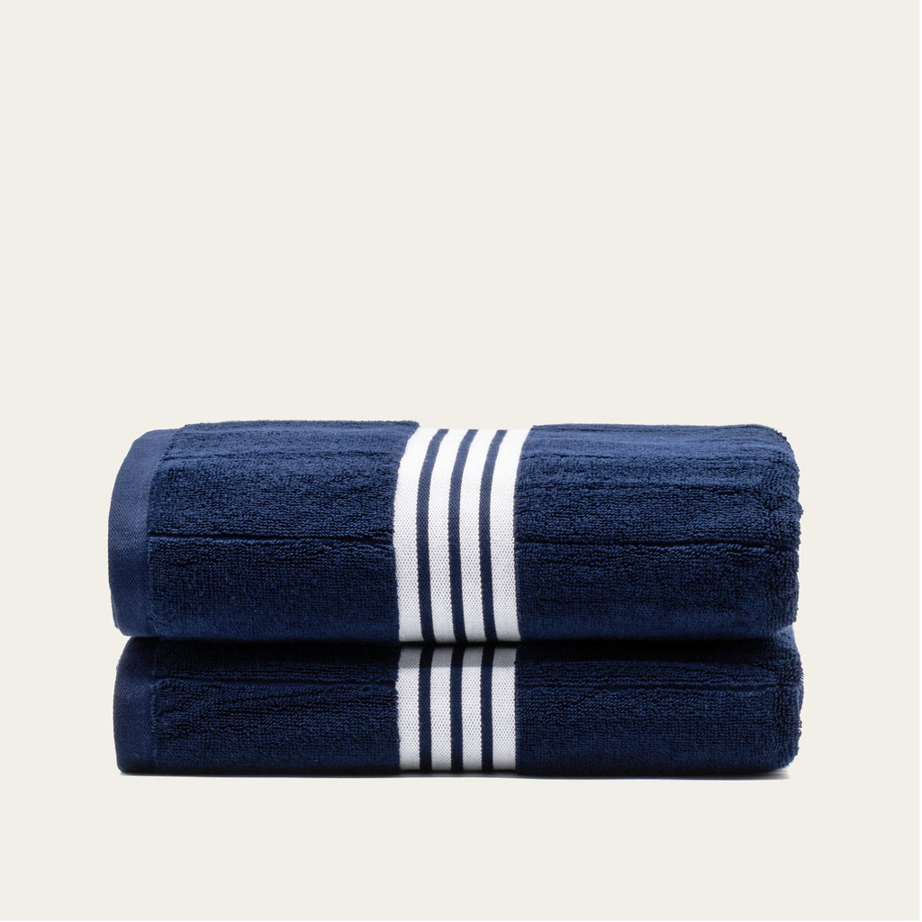 Italic Nautilus Towels — flat-lay composition