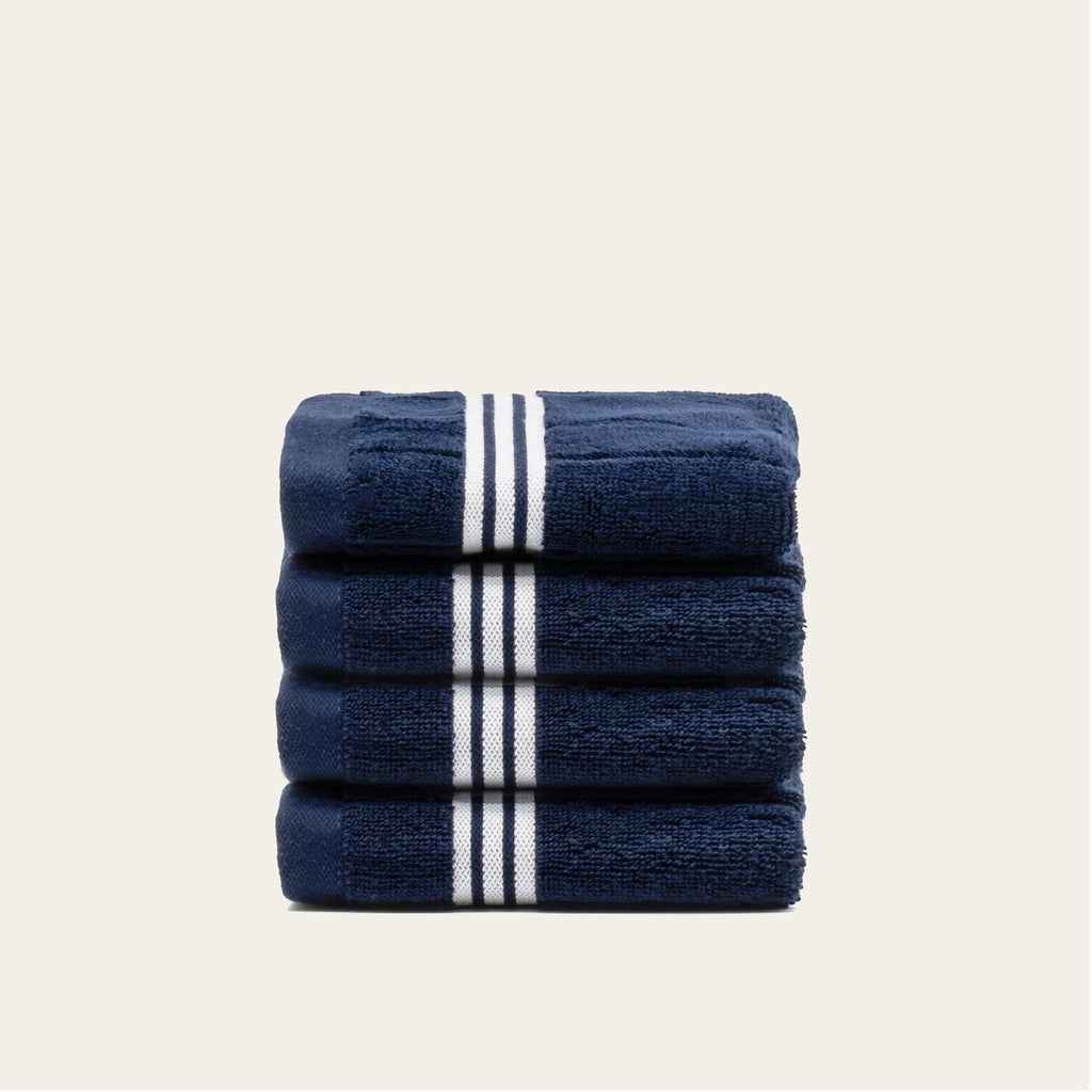 Italic Nautilus Towels — back view