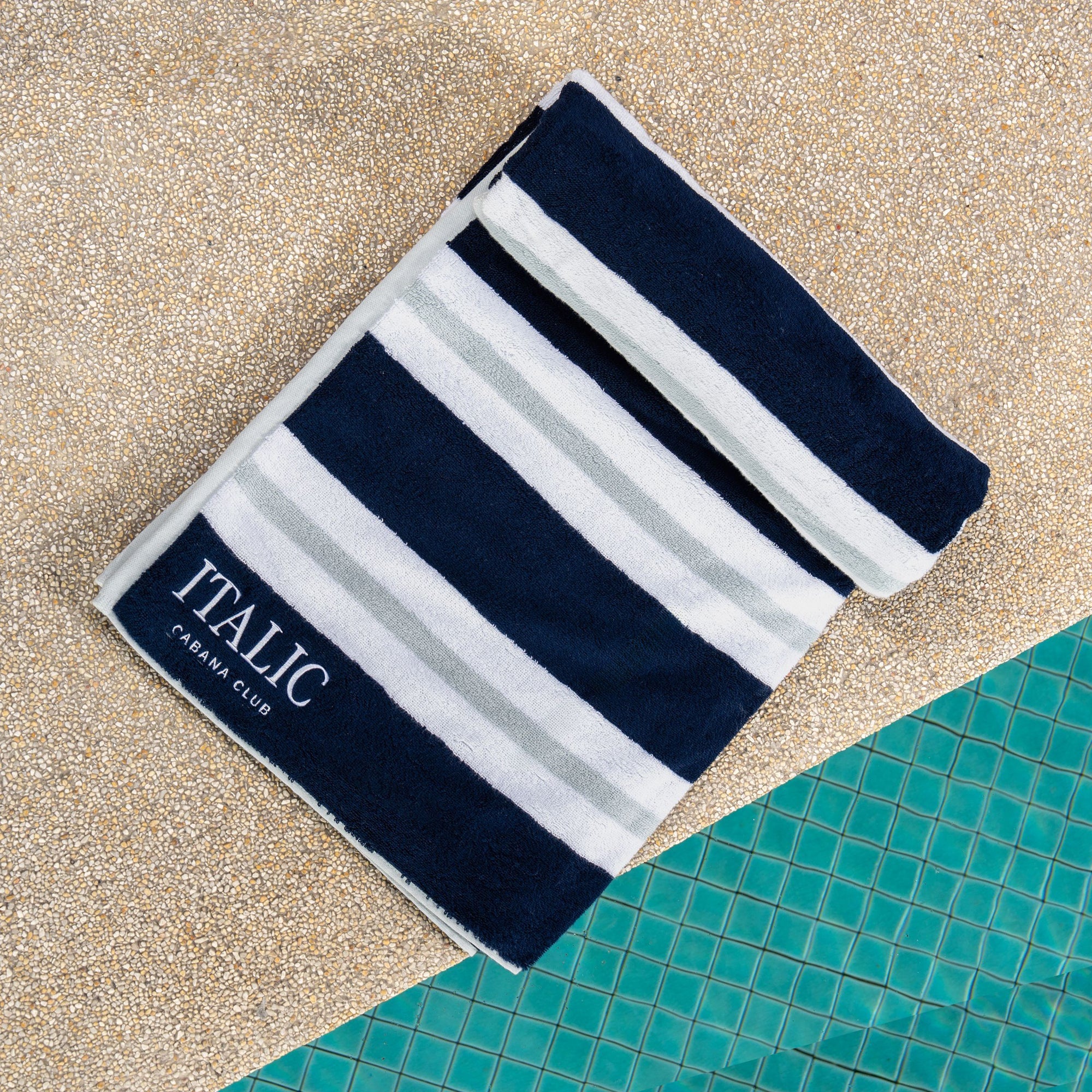 Italic Bondi Cabana Towels — fabric or material detail