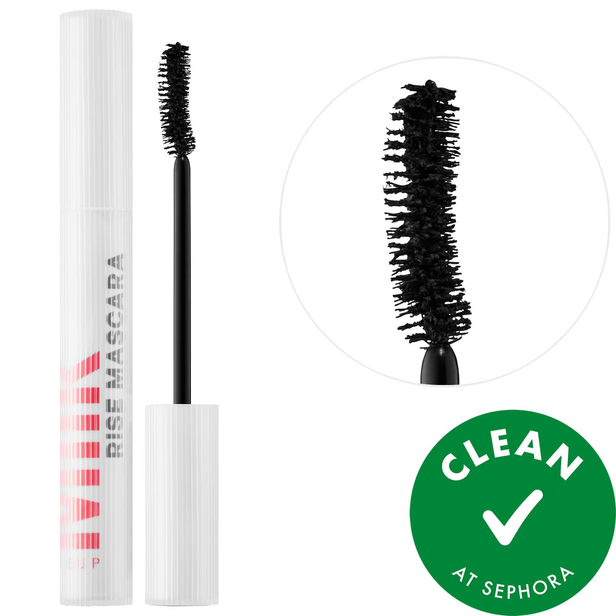RISE Natural Lifting + Lengthening Mascara - Cruelty-Free, Vegan Cosmetics for Everyday Makeup