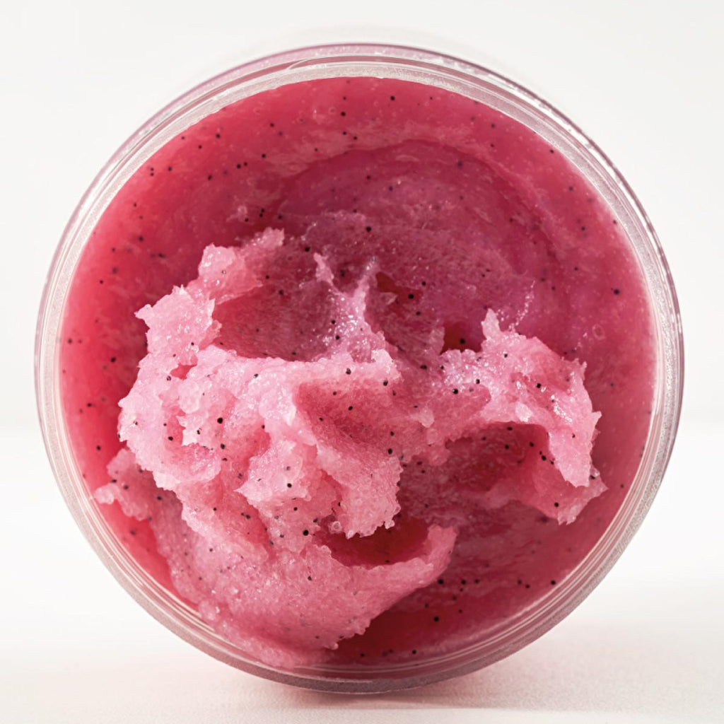 Ziaja Marshmallow Sugar Body Scrub - Exfoliating & Moisturizing Strawberry Scented Body Peeling - Natural Skin Smoothing for Spa-Like Softness