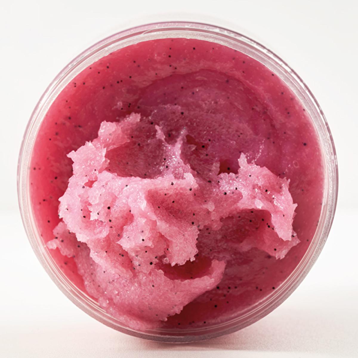 Ziaja Marshmallow Sugar Body Scrub - Exfoliating & Moisturizing Strawberry Scented Body Peeling - Natural Skin Smoothing for Spa-Like Softness