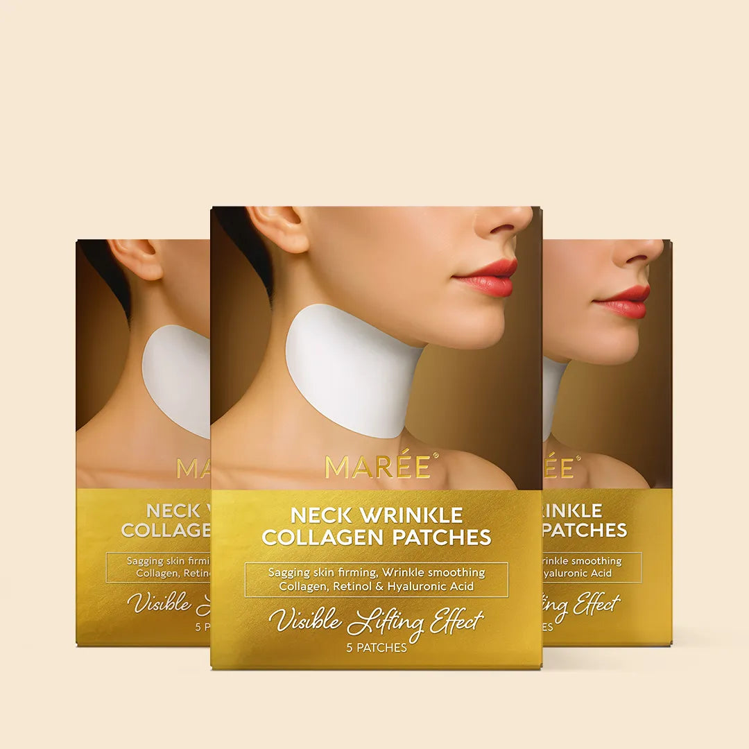 Maree Lifting Neck Wrinkle Patches — comparison shot