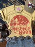 Wild Junkie Neon Moon Western Graphic Tee — main product shot