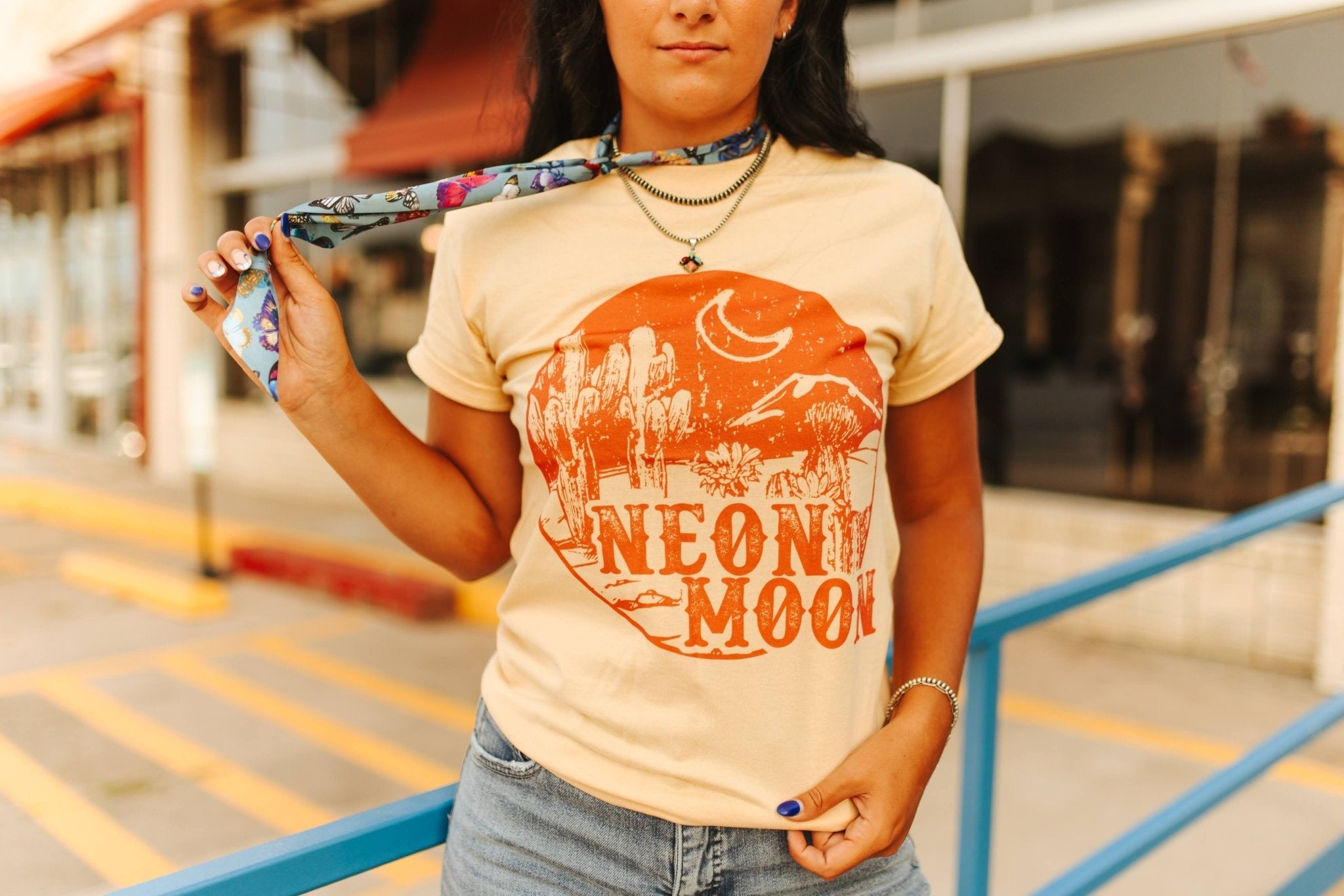 Wild Junkie Neon Moon Western Graphic Tee — graphic tees category context