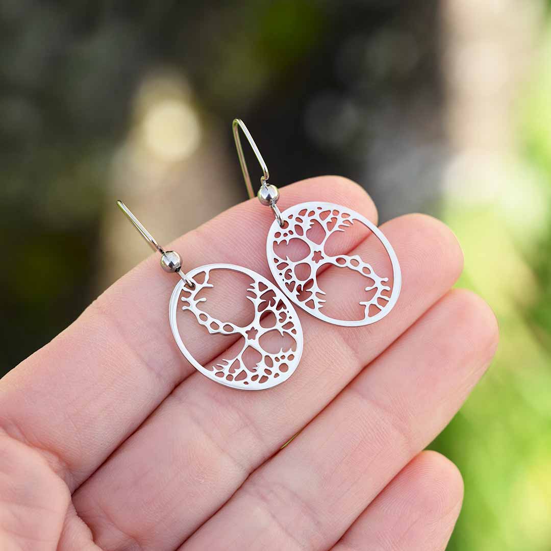 Princess Awesome & Boy Wonder Neuron Earrings — construction detail
