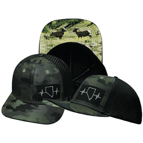 Nevada Baseball Hat — Green Camo / Black