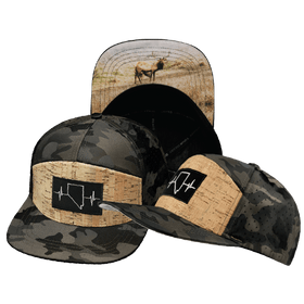 Nevada Flat Bill Hat — Cork Tan Camo