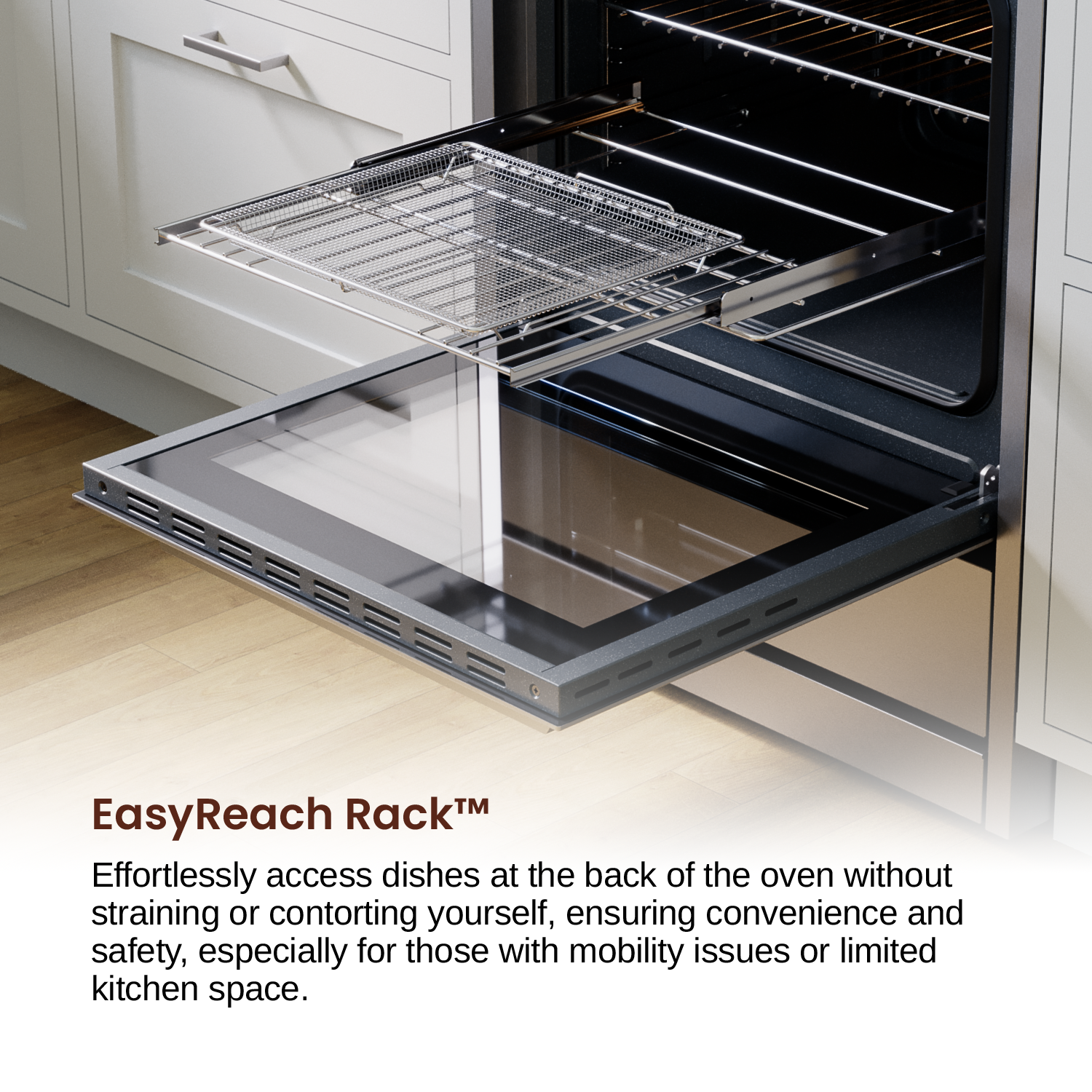Rangaire 24" Electric Range AirFry Convection Oven Freestanding Stainless Steel RRE241TS – Rangaire Appliances, view 7