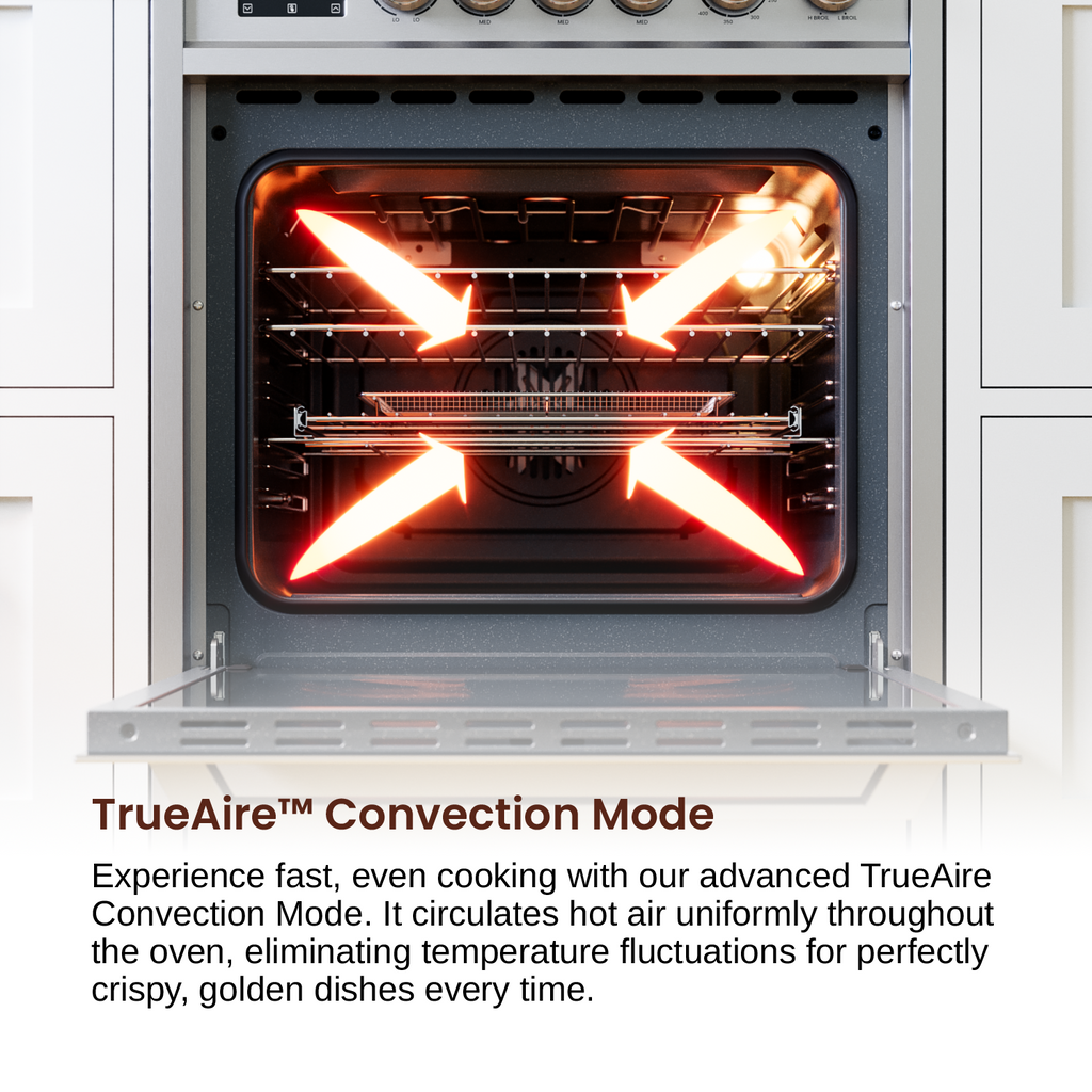 Rangaire 24" Electric Range AirFry Convection Oven Freestanding Stainless Steel RRE241TS – Rangaire Appliances, view 8