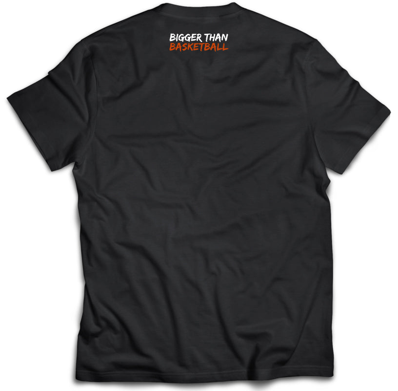 Bigger Than Basketball Eat, Sleep, Hoop. - T-shirt - Black — product category context