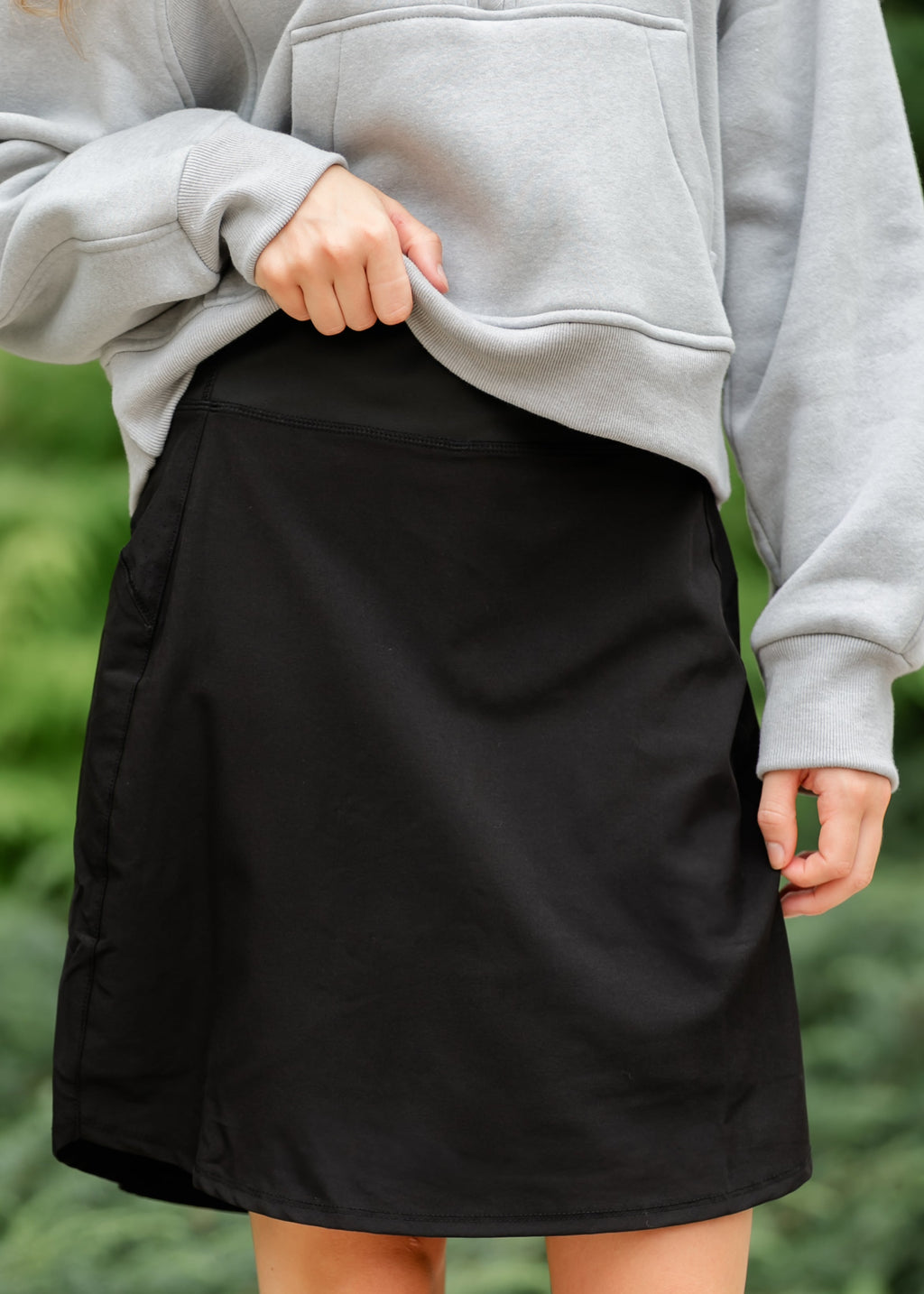 Inherit Co. Nia High Rise Skort — lifestyle context