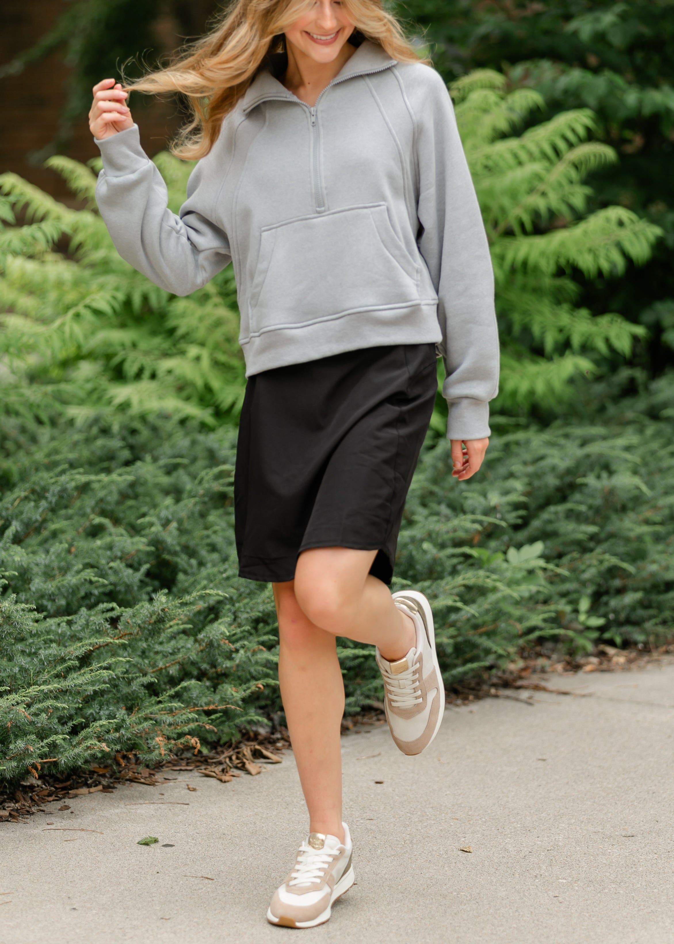 Inherit Co. Nia High Rise Skort — in-use photo